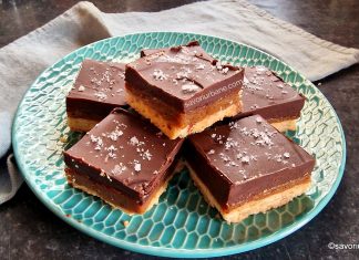 Prăjitura Milionarului cu cremă de caramel sărat și ciocolată Prăjitura milionarului cu cremă de caramel sărat și ciocolată rețeta savori urbane