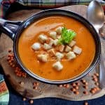 Supă cremă de linte roșie – rețeta simplă de post (vegană)