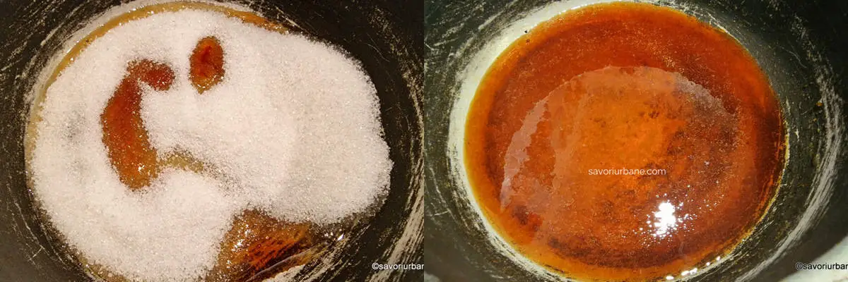 cum se face caramel zahar ars sec