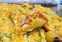 Quiche cu cartofi, brânză, ceapă și smântână – rețeta de plăcintă sau tartă aperitiv placinta cu cartofi cascaval ceapa smantana