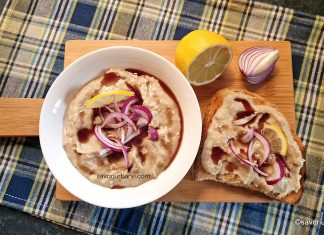 Icre de fasole cu ceapă și ulei de dovleac sau de floarea soarelui – rețeta de post Icre de fasole cu ceapă și ulei de dovleac sau de floarea soarelui - rețeta de post savori urbane 1