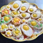 Fursecuri cu cremă de lămâie sau portocale, gem și glazură – floricele și ouă de Paști