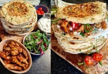 Pui la tigaie (marinat cu iaurt sau chefir și usturoi) – servit în lipie sau simplu, cu garnitură la alegere Pui la tigaie - servit în lipie sau simplu, cu garnitură la alegere rețeta savori urbane