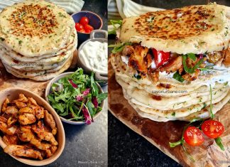 Pui la tigaie (marinat cu iaurt sau chefir și usturoi) – servit în lipie sau simplu, cu garnitură la alegere Pui la tigaie - servit în lipie sau simplu, cu garnitură la alegere rețeta savori urbane