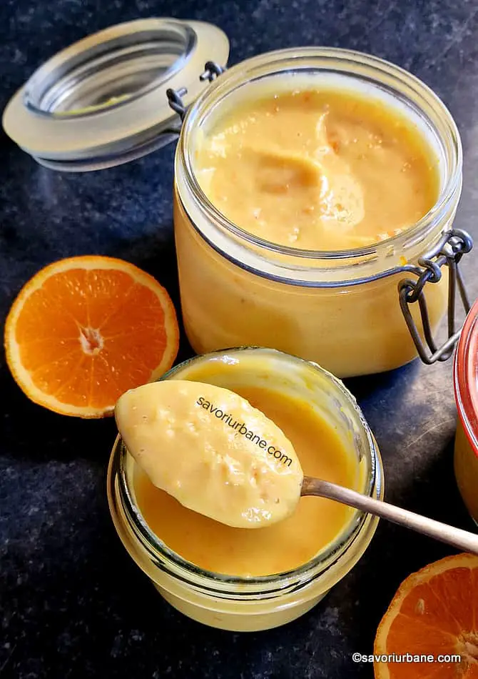 cum se face orange curd din portocale si oua intregi pe abur