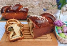 Cozonac cu lapte condensat, nucă și rahat – rețeta de cozonaci foarte pufoși feliere cozonac cu lapte condensat nuca rahat