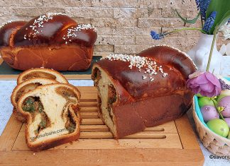 Cozonac cu lapte condensat, nucă și rahat – rețeta de cozonaci foarte pufoși feliere cozonac cu lapte condensat nuca rahat