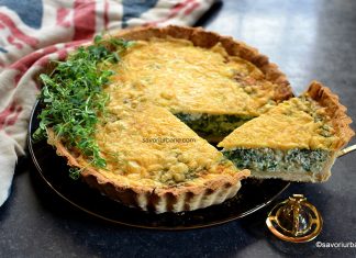 Coronation Quiche – rețeta de tartă cu spanac și brânză pentru încoronarea Regelui Charles Coronation Quiche - rețeta de tartă cu spanac și brânză pentru încoronarea Regelui Charles savori urbane