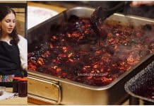 Gem de prune la tavă (la cuptor) – cu nucă, puțin zahăr brun și rom – rețeta VIDEO Gem de prune la tavă (la cuptor) - cu nucă, puțin zahăr brun și rom - rețeta VIDEO savori urbane marlene