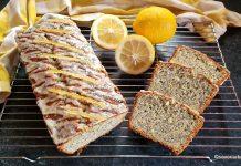 Chec cu lămâie, mac și banane – rețeta de Lemon Banana Bread cu glazură Chec cu lămâie, mac și banane - rețeta de chec fraged și umed savori urbane