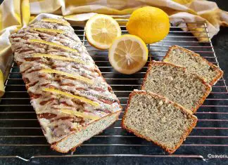 Chec cu lămâie, mac și banane – rețeta de Lemon Banana Bread cu glazură Chec cu lămâie, mac și banane - rețeta de chec fraged și umed savori urbane