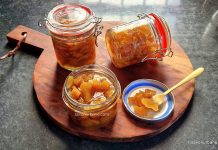 Ghimbir confiat (glasat, zaharisit) – rețeta de dulceață de ghimbir cu lămâie și vanilie Ghimbir confiat (glasat, zaharisit) - rețeta de dulceață de ghimbir cu lămâie și vanilie savori urbane