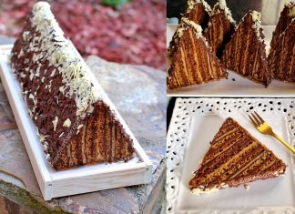 Tort Caraiman cu foi de bezea cu nucă, cremă de ciocolată și de cafea – rețeta de cofetărie de pe vremuri Tort Caraiman cu foi de bezea cu nucă, cremă de ciocolată și de cafea - rețeta de cofetărie de pe vremuri savori urbane