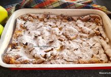 Clătită uriașă cu mere coapte și nucă – rețeta de mere în capot (pijama, halat) la cuptor Clătită uriașă cu mere coapte și nucă - rețeta de mere în capot (pijama) la cuptor savori urbane