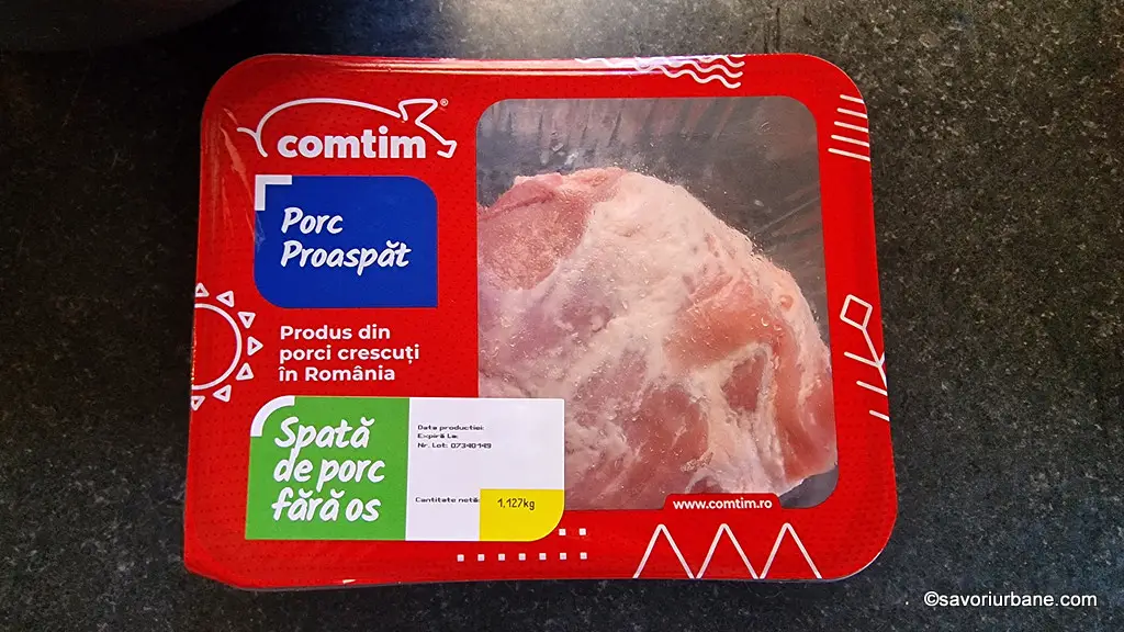 spata de porc carne proaspata comtim romania