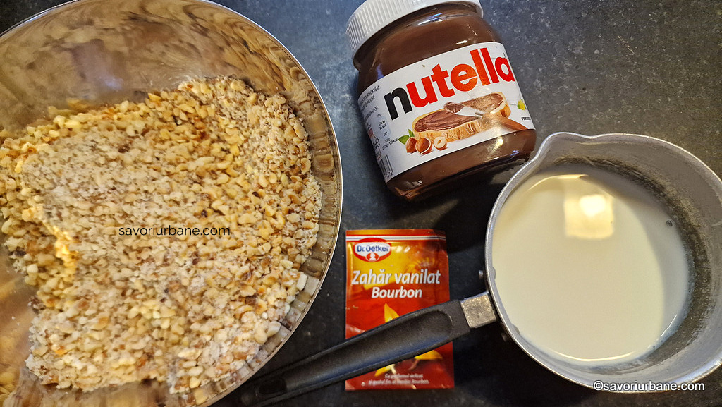 ingrediente umplutura babka cu nutella alune ciocolata lapte fierbinte