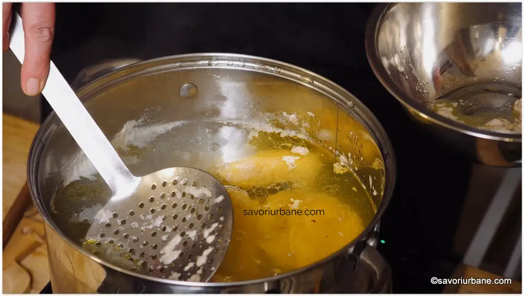 Cum se fierbe o supă de pui (pasăre) pentru a rămâne limpede (1)
