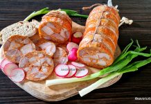 Salam de șuncă preparat acasă, fără conservanți – rețeta de mezel natural fiert, de casă (fără afumare) Salam de șuncă (fiert) preparat acasă, fără conservanți - rețeta de salam Victoria de casă savori urbane