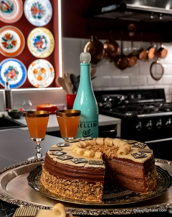 tort de ciocolata vienez klimt savori urbane 