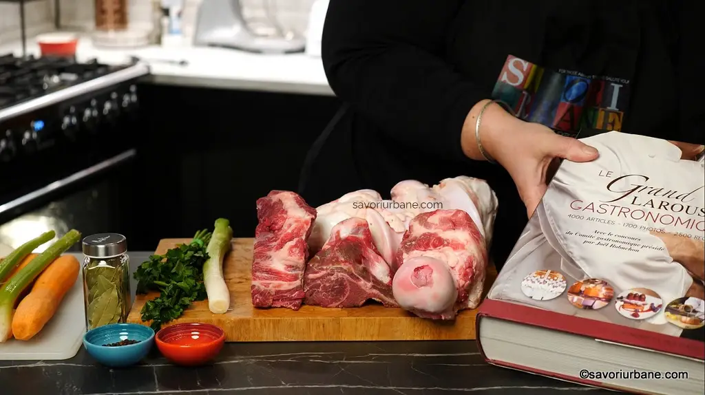 reteta originala demi glace supa de oase larousse gastronomique