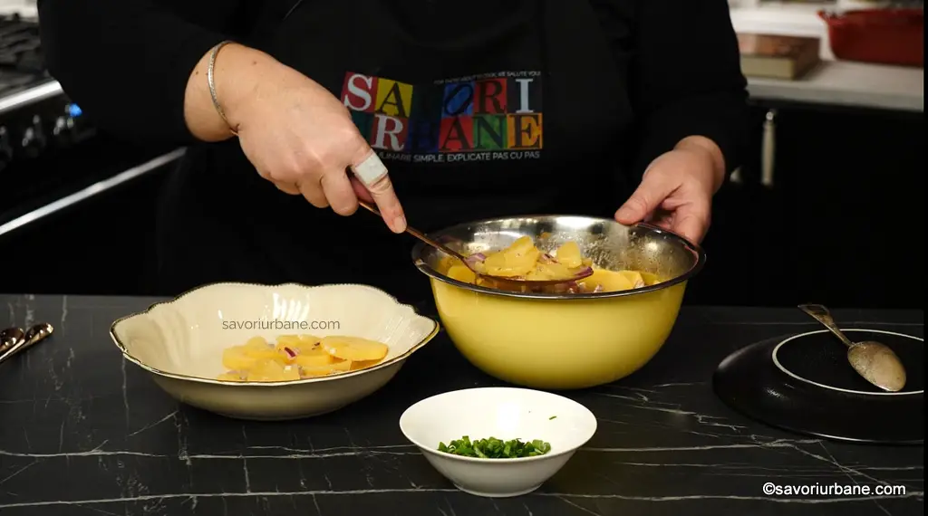 servire si decorare salata de cartofi ca la viena (1)
