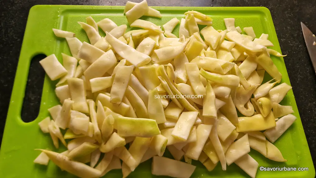 pastai de fasole taiate pentru ciorba zama de pasula