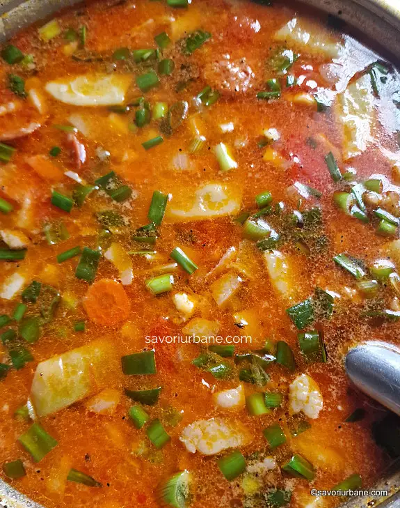 ultimele clocote ciorba de fasole pastai cu rosii usturoi smantana