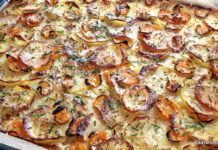 Turtă crocantă din legume (dovlecei, cartofi, morcovi) cu brânză – rețeta italiană de schiacciata di verdure Turtă crocantă din legume (dovlecei, cartofi, morcovi) cu brânză - rețeta de schiacciata di verdure savori urbane